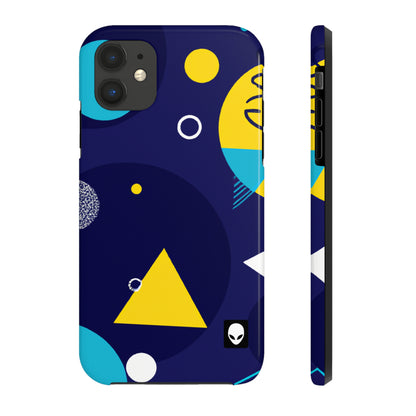 „Geometrische Fusion: Erwecken Sie Ihre Vision zum farbenfrohen Leben“ – The Alien Tough Phone Cases