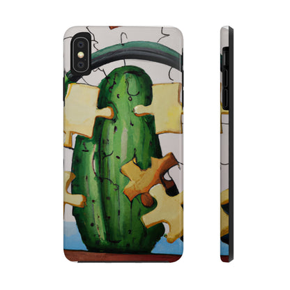 "Cactified Puzzle Time" - The Alien Tough Phone Cases