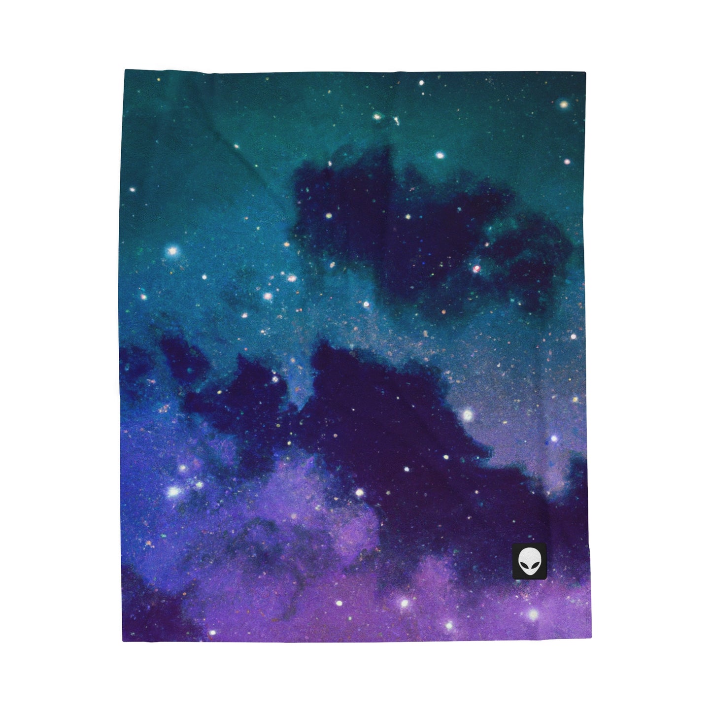 "Midnight Celestial Symphony" - The Alien Velveteen Plush Blanket