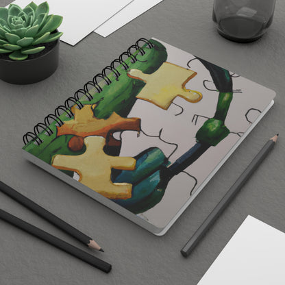 "Cactified Puzzle Time" - The Alien Spiral Bound Journal