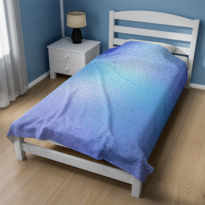 Silver Luxe - The Alien Velveteen Plush Blanket