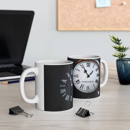 Timeless Visuals: Exploring the Concept of Time Through the Ages. - The Alien Ceramic Mug 11 oz