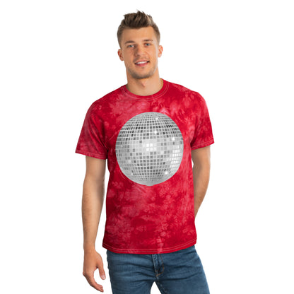 Shinny Disco Ball - Camiseta con efecto tie-dye alienígena, cristal