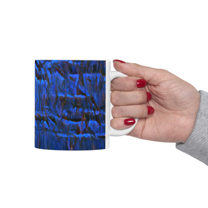 "Divisiones eléctricas en los cielos" - Taza de cerámica The Alien 11 oz