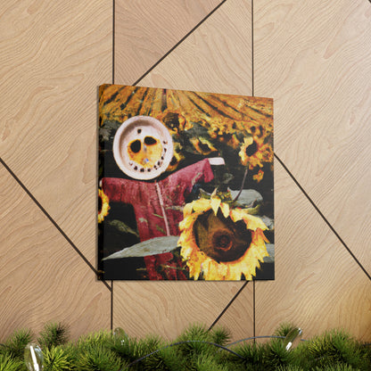 "Lone Sentry of the Sunflower Field" - The Alien Canva