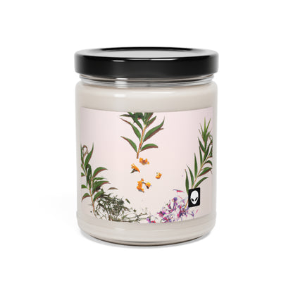 "Exploring Nature's Palette: An Experiment in Abstract Art" - The Alien Eco-friendly Soy Candle