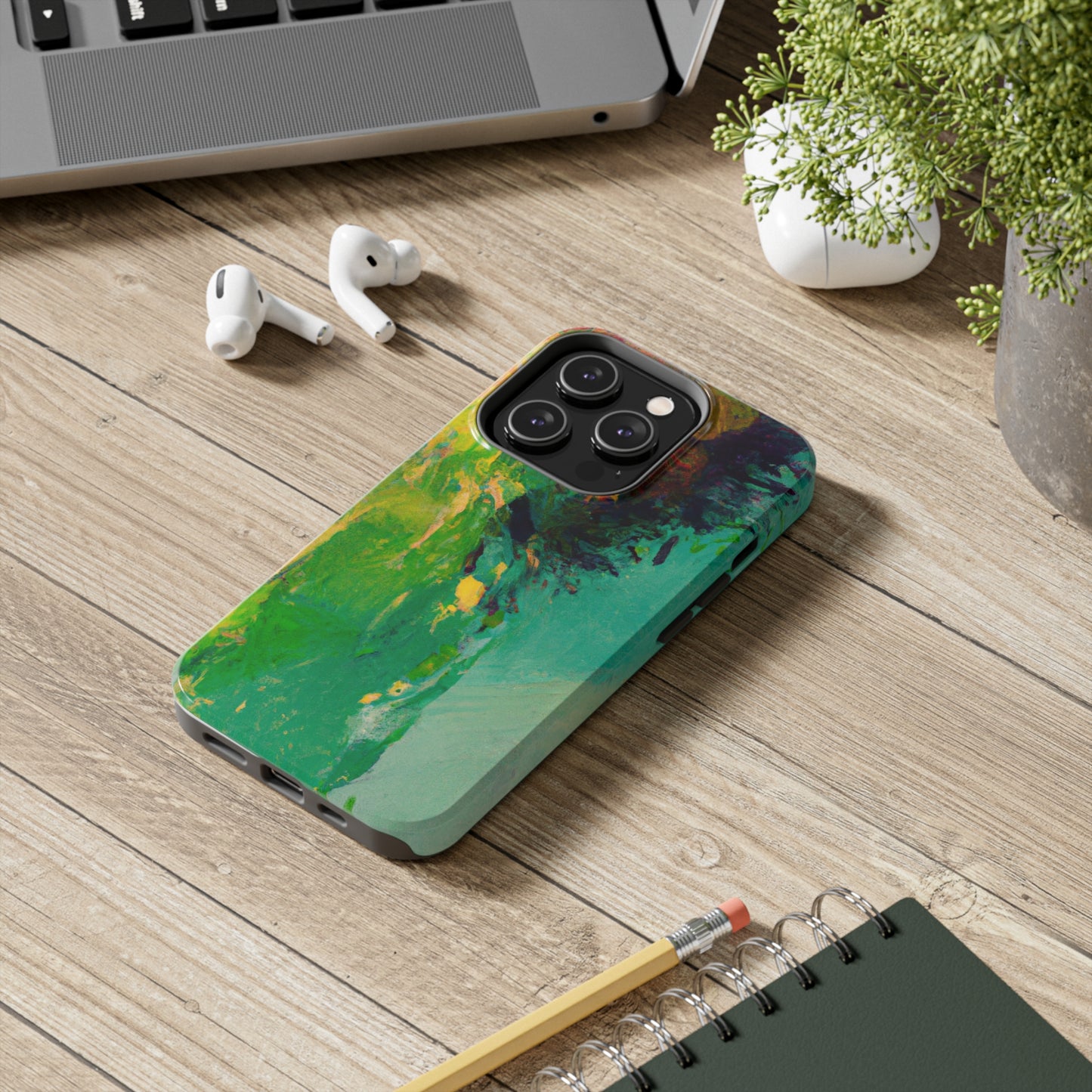 "Un día de verano perezoso: una oda abstracta" - The Alien Tough Phone Cases