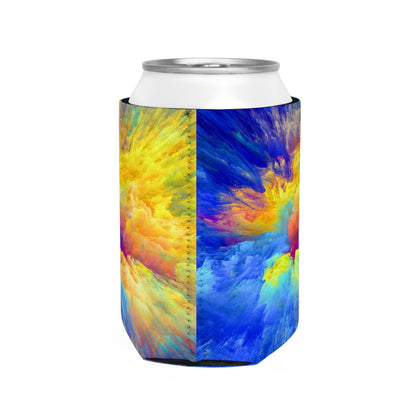 Vibrant Tangles - The Alien Can Cooler Sleeve