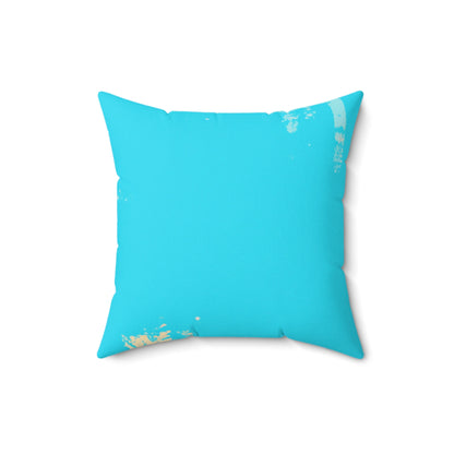 "Un paisaje celeste ventoso: una combinación de tradición y modernidad" - The Alien Square Pillow