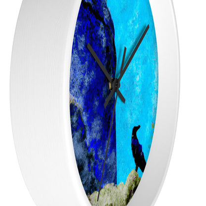 "Crow's Perch on a Waning Tower" - The Alien Wall Clock