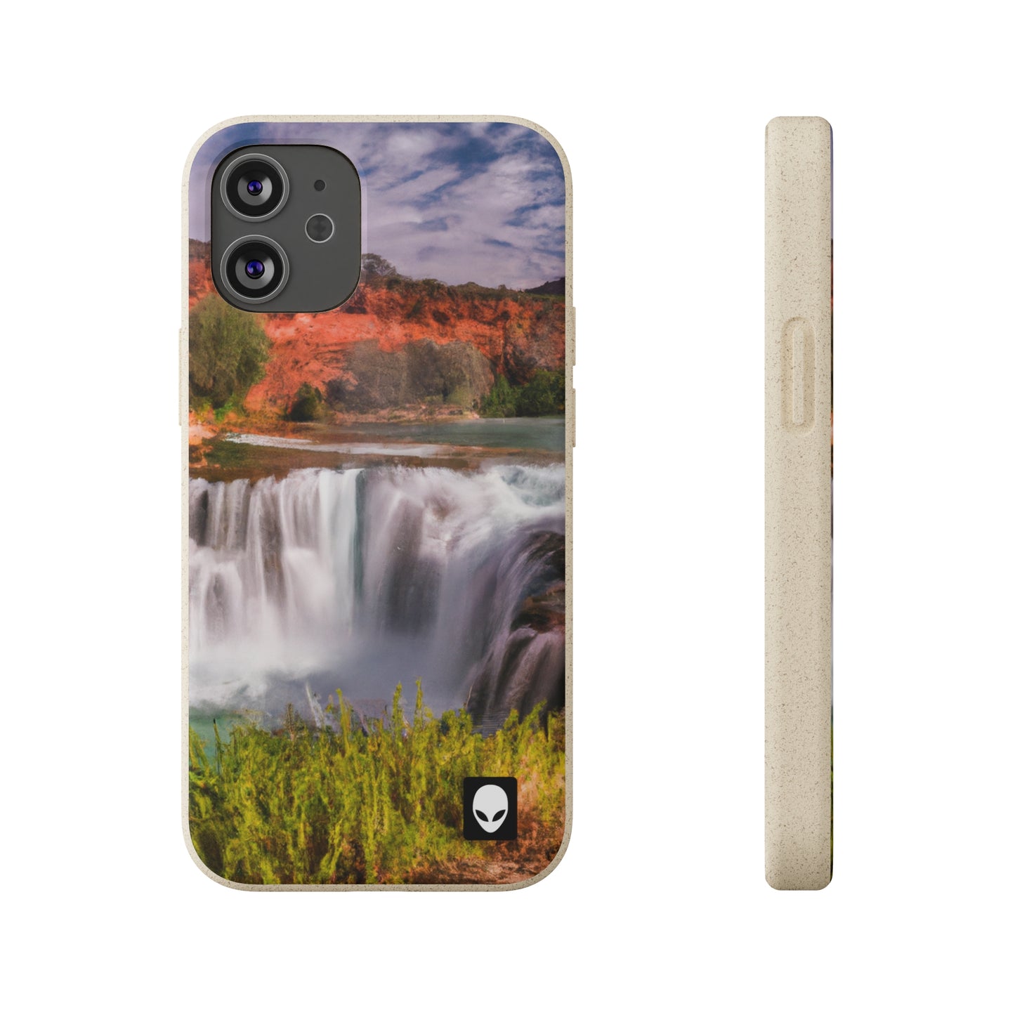 "Capturing Nature's Beauty: Crafting an Iconic Landscape in Vibrant Art" - The Alien Eco-friendly Cases