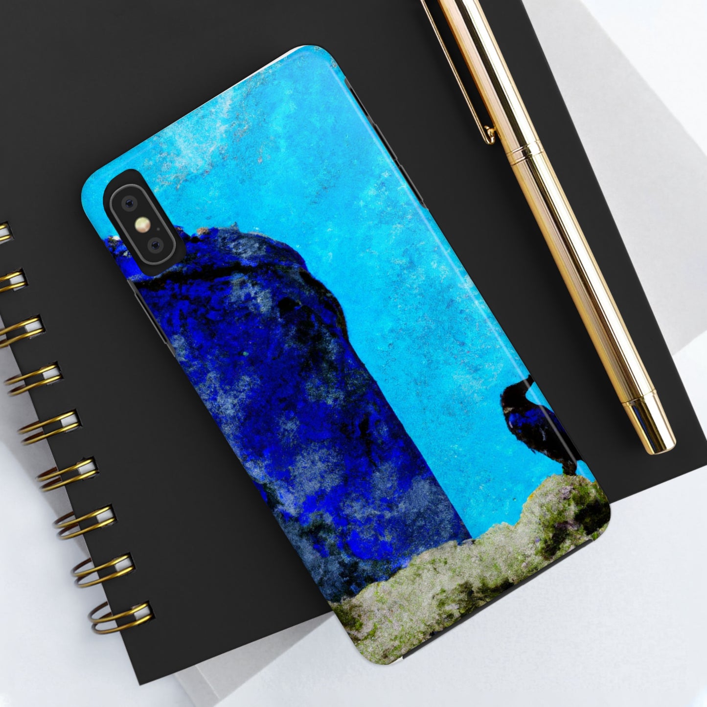 "Crow's Perch on a Waning Tower" - The Alien Tough Phone Cases