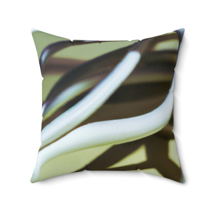 "Arte abstracto: construir emociones a partir de objetos comunes" - The Alien Square Pillow