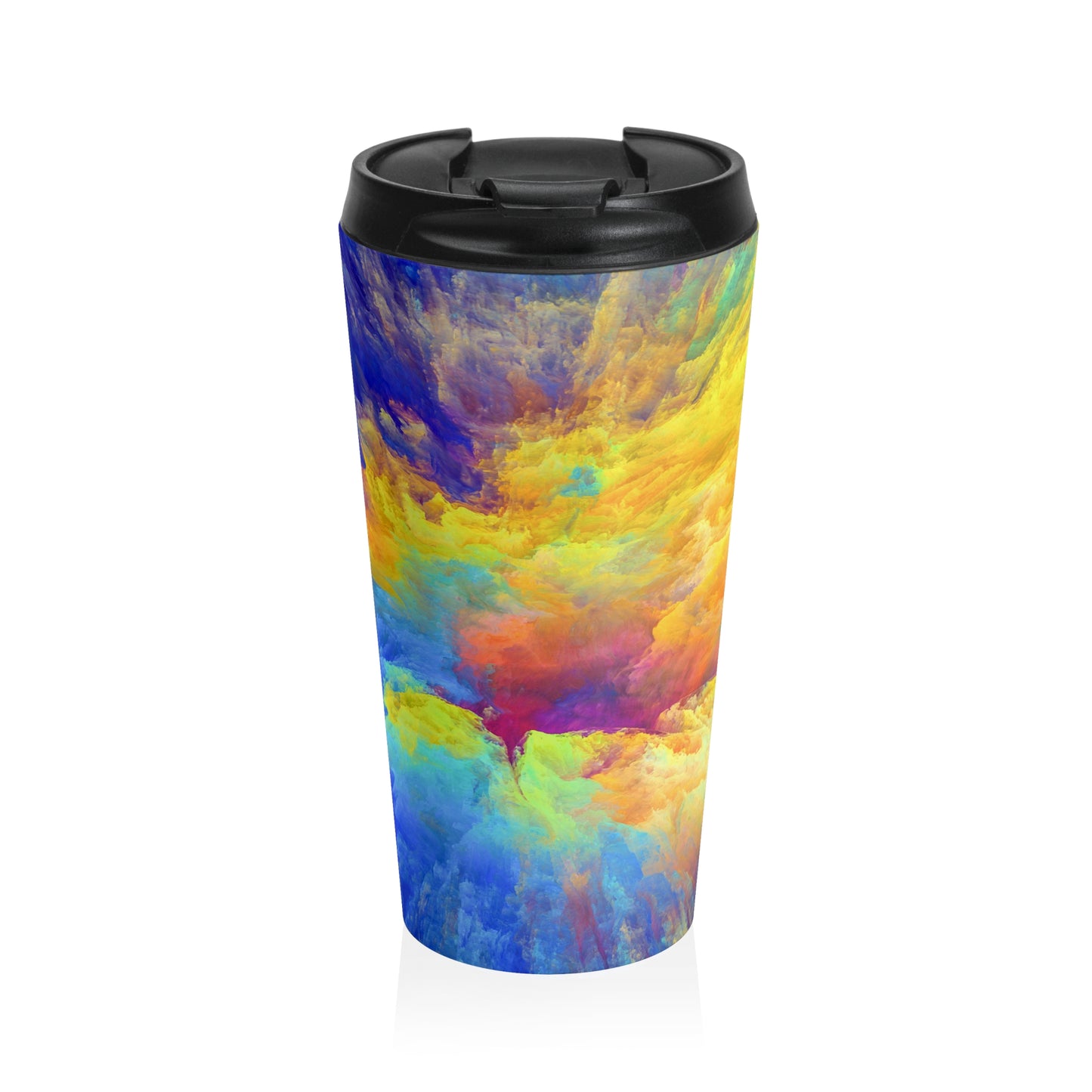 Vibrant Tangles - The Alien Stainless Steel Travel Mug