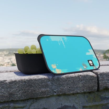 "A Breezy Skyscape: A Combination of Tradition and Modernity" - The Alien Eco-friendly PLA Bento Box with Band and Utensils