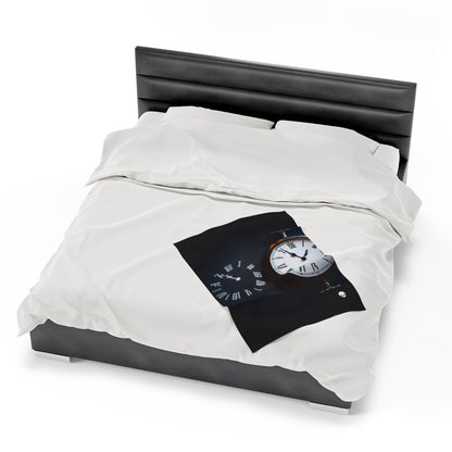 Timeless Visuals: Exploring the Concept of Time Through the Ages. - The Alien Velveteen Plush Blanket