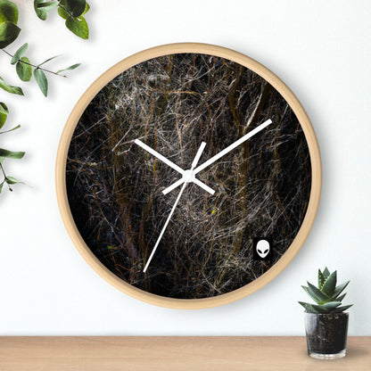 "Un vistazo a la gloria de la naturaleza" - El reloj de pared alienígena