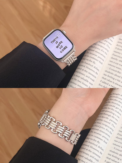 El reloj 8 representa una cadena que combina con la hebilla de anillo de metal Iwatch765 Generation SE