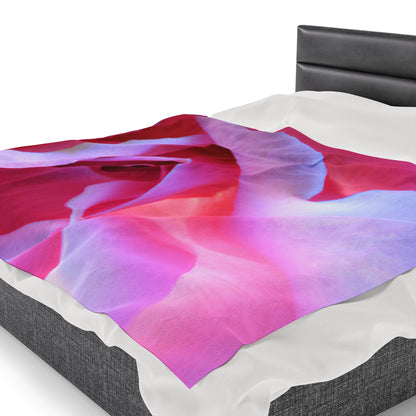 "Blissful Blooms: The Delicate Beauty of Nature" - The Alien Velveteen Plush Blanket