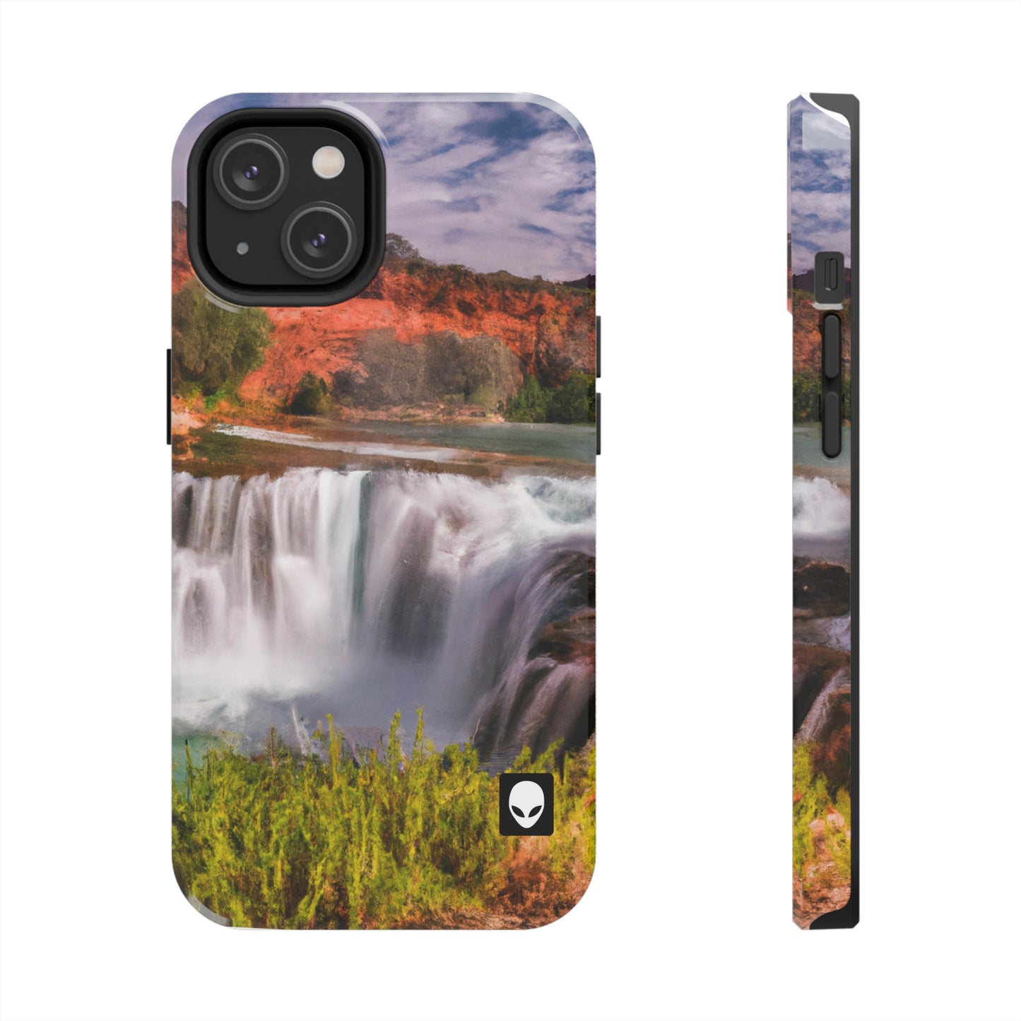 „Die Schönheit der Natur einfangen: Eine ikonische Landschaft in lebendiger Kunst gestalten“ – The Alien Tough Phone Cases