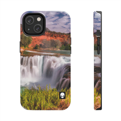 "Capturando la belleza de la naturaleza: creando un paisaje icónico en un arte vibrante" - The Alien Tough Phone Cases