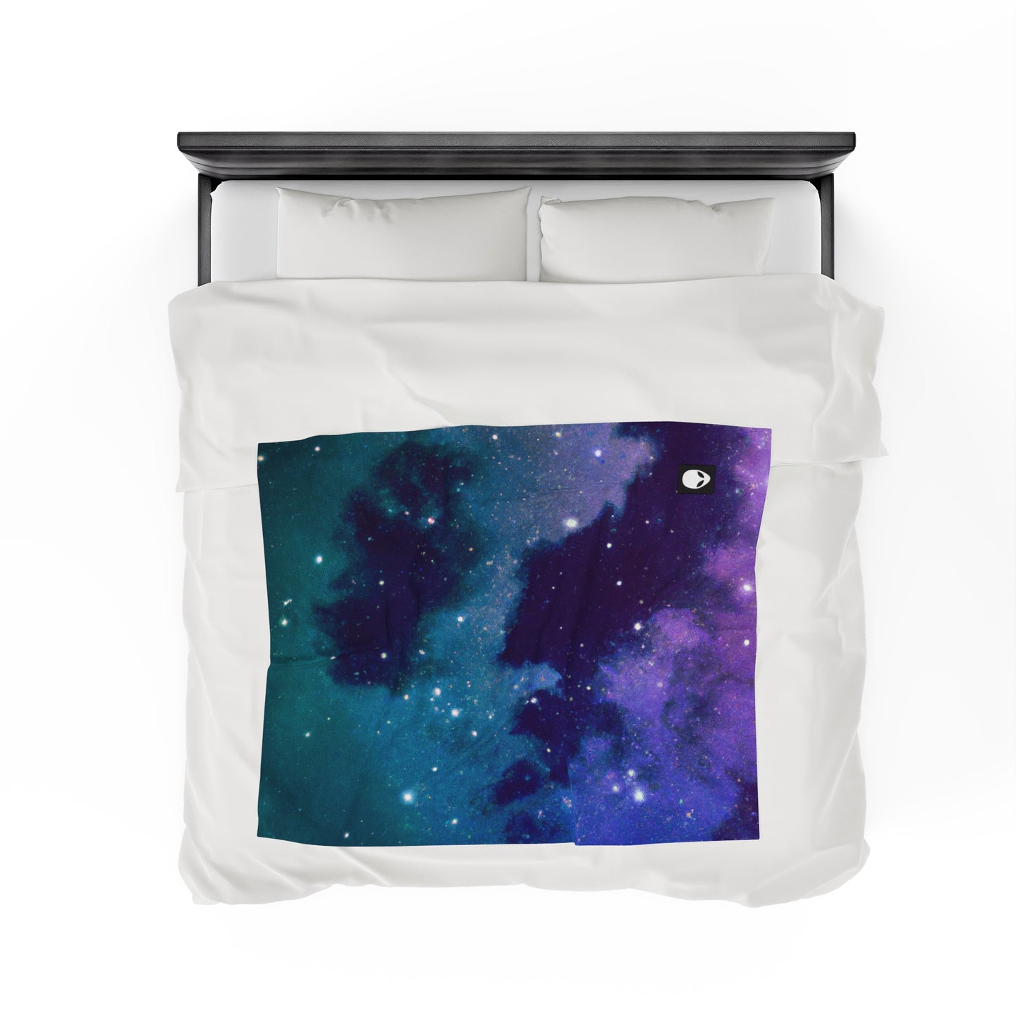 "Midnight Celestial Symphony" - The Alien Velveteen Plush Blanket