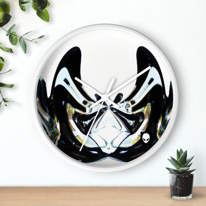 "Fusionando perspectivas: creando una representación visual dinámica" - The Alien Wall Clock