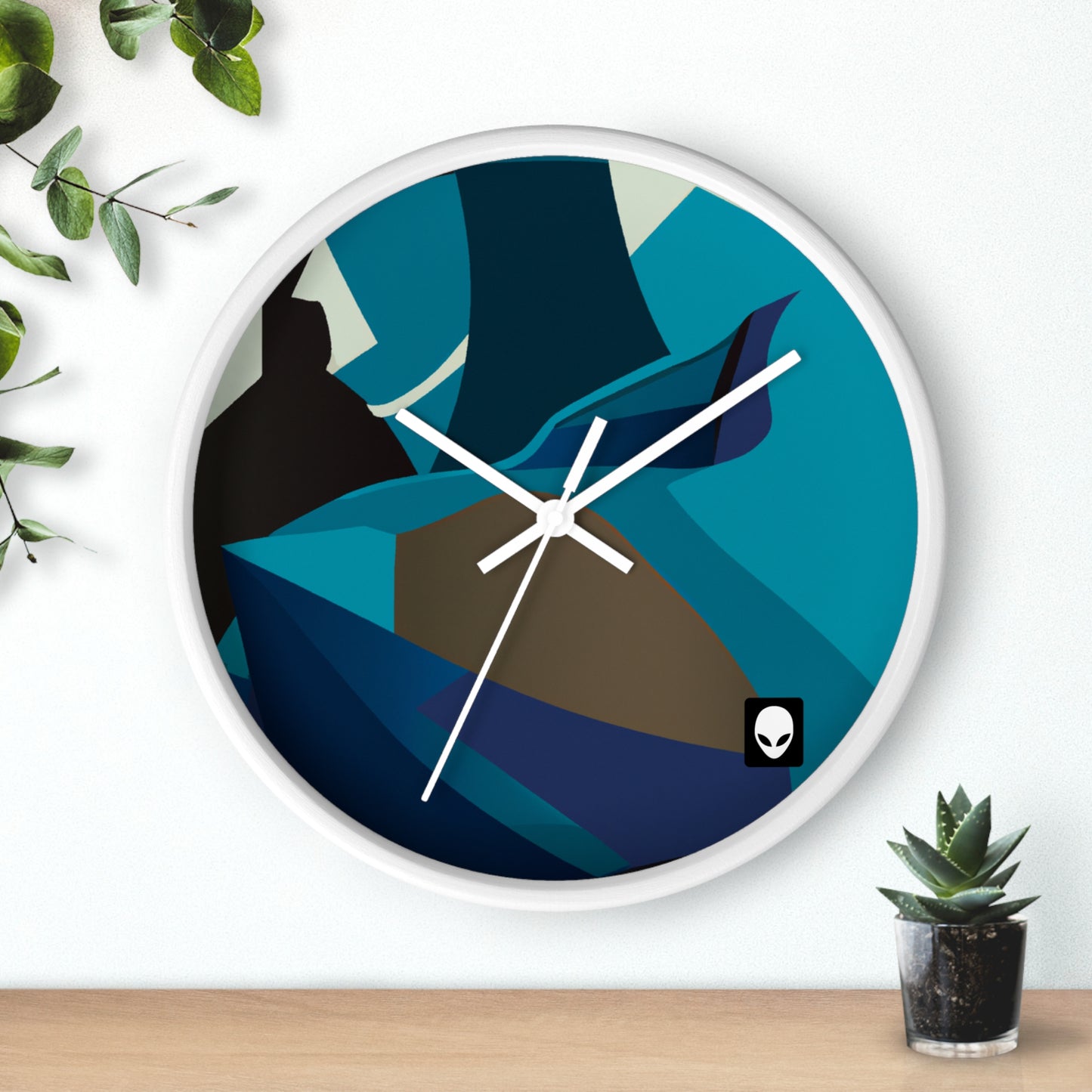 "Metamorphosis: The Art of Transformation" - The Alien Wall Clock