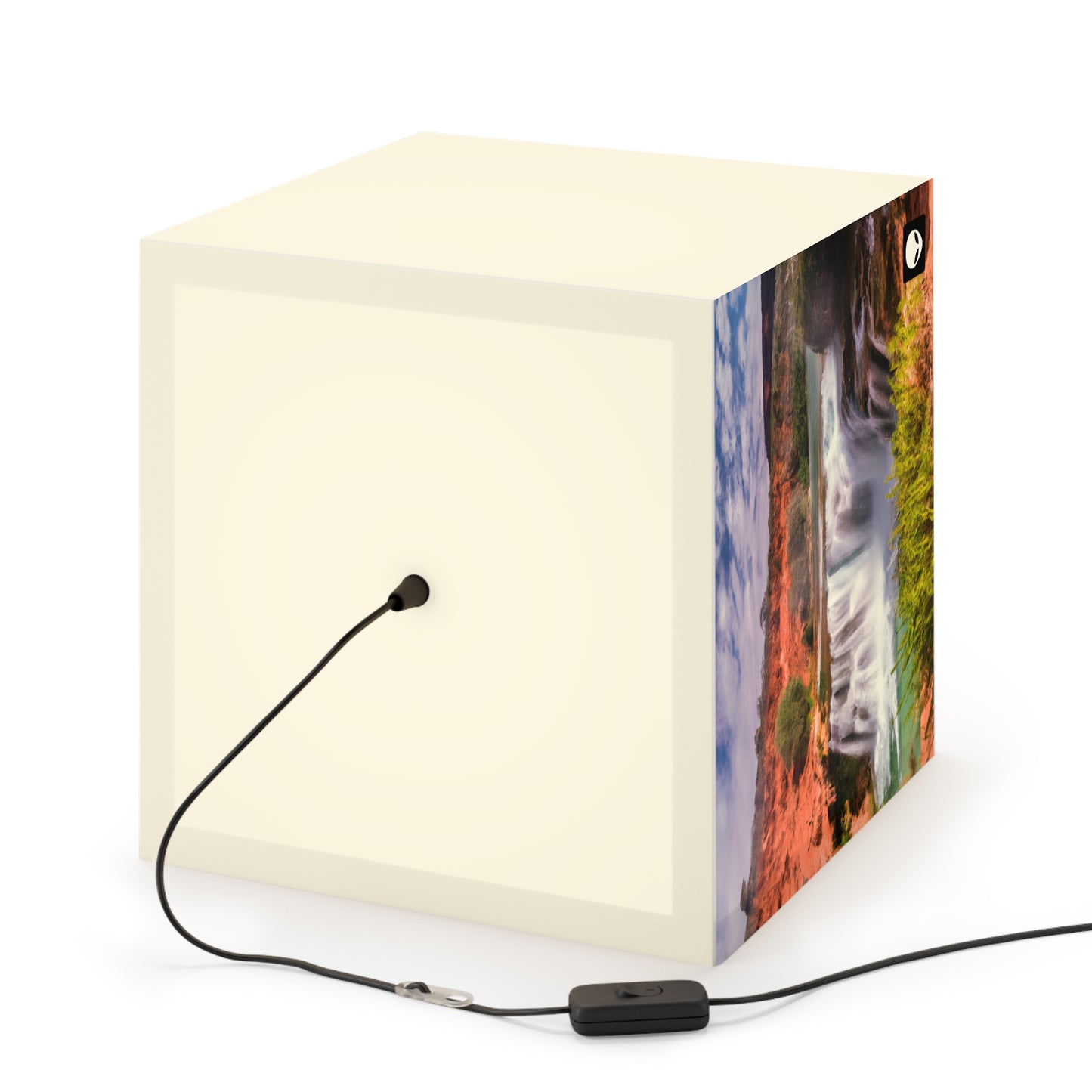 "Capturing Nature's Beauty: Crafting an Iconic Landscape in Vibrant Art" - The Alien Light Cube Lamp