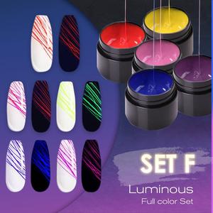 Manicura Luminosa Nail Art Spider Nail Gel UV Esmalte de uñas