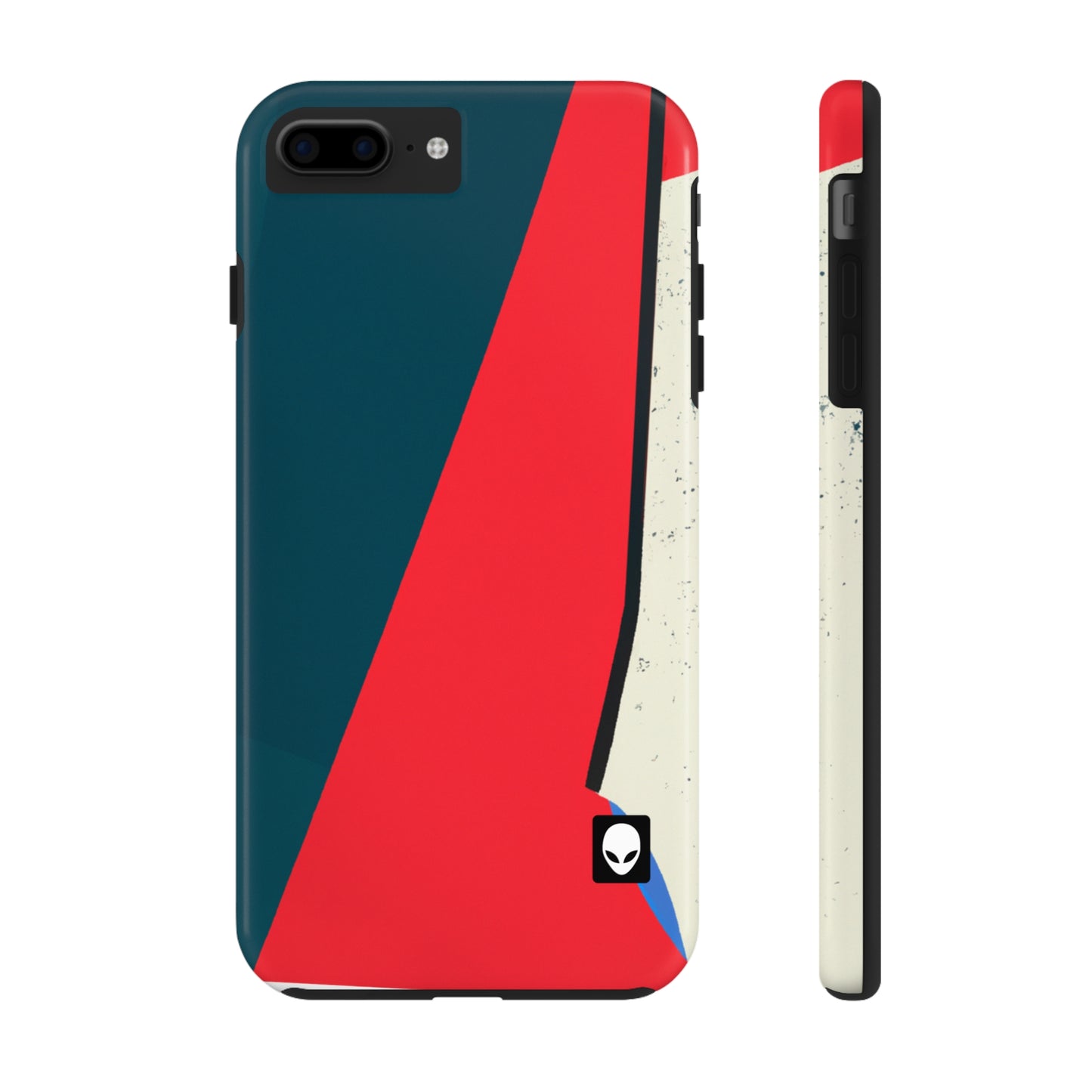 "Abstract Expressionism: Exploring Lines and Shapes" - The Alien Tough Phone Cases