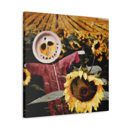 "Lone Sentry of the Sunflower Field" - The Alien Canva