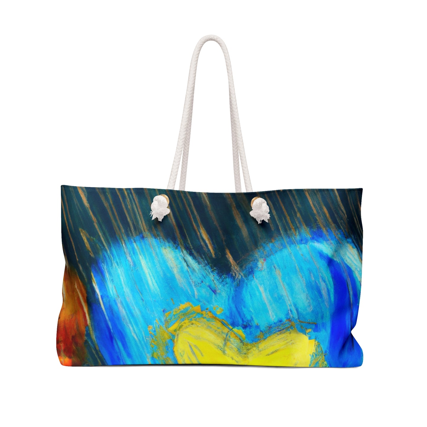 "Life-size Love in a Stormy Sky" - The Alien Weekender Bag