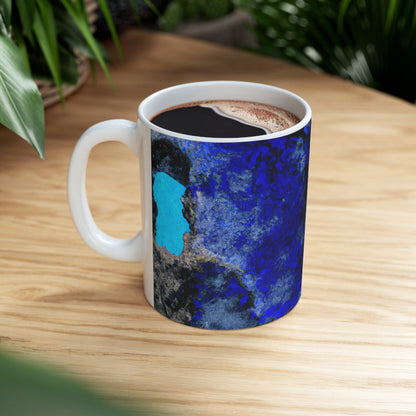 "Crow's Perch on a Waning Tower" - The Alien Ceramic Mug 11 oz