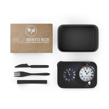 Timeless Visuals: Exploring the Concept of Time Through the Ages. - The Alien Eco-friendly PLA Bento Box with Band and Utensils