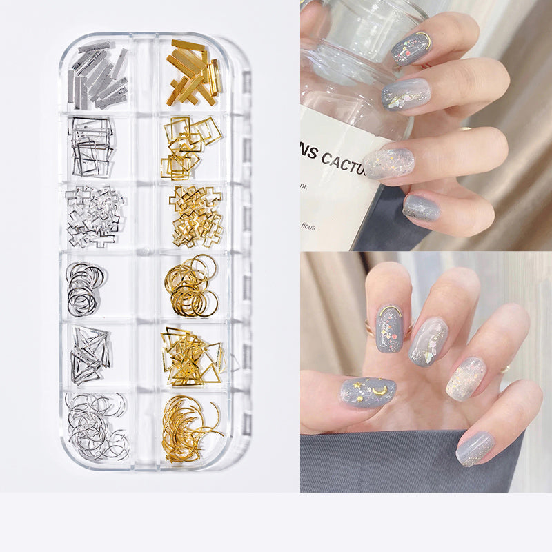 Perlen-Schmetterlings-Nagelflicken-Nagelkunst-Schmuckset