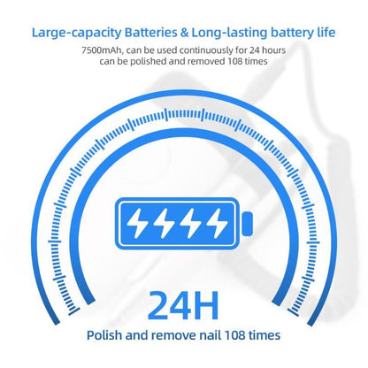 Salon Tragbarer Maniküre-Bohrer, Pediküre-Bohrer, professionelle Nagelbohrmaschine