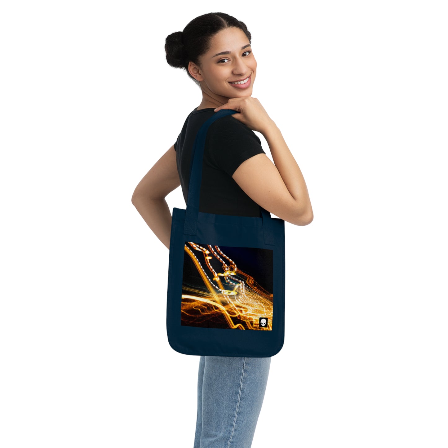 "Chaotic Disruption: An Abstract Exploration" - The Alien Eco-friendly Tote Bag