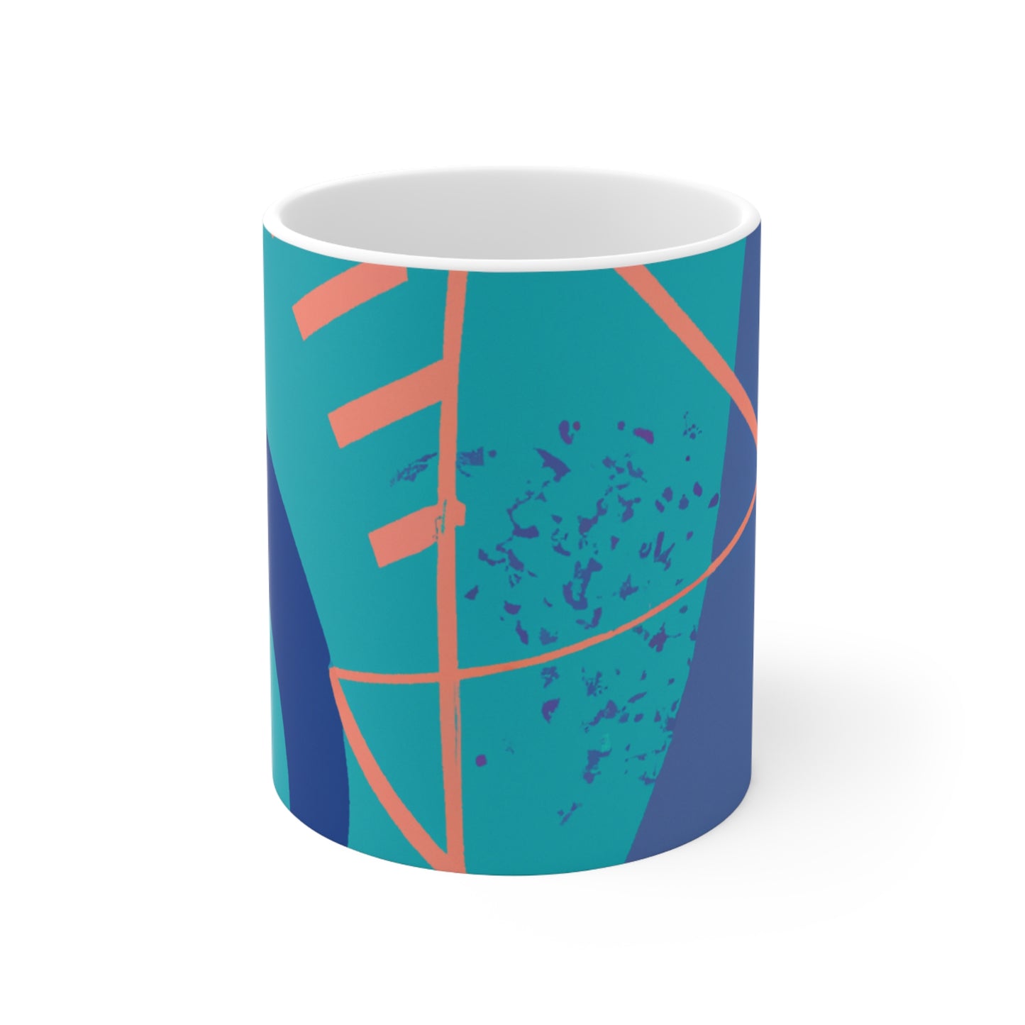 Geometrische Kunst: Eine Erkundung von Farbe und Form – The Alien Keramiktasse 11 oz