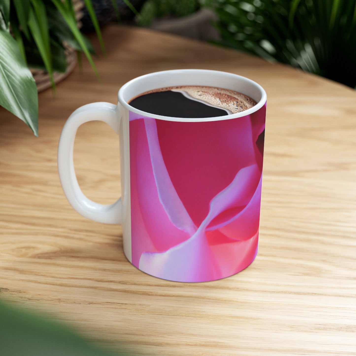 "Blissful Blooms: The Delicate Beauty of Nature" - The Alien Ceramic Mug 11 oz