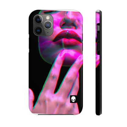 „Identität in der Abstraktion: Erforschung digitaler Selbstporträts“ – The Alien Tough Phone Cases