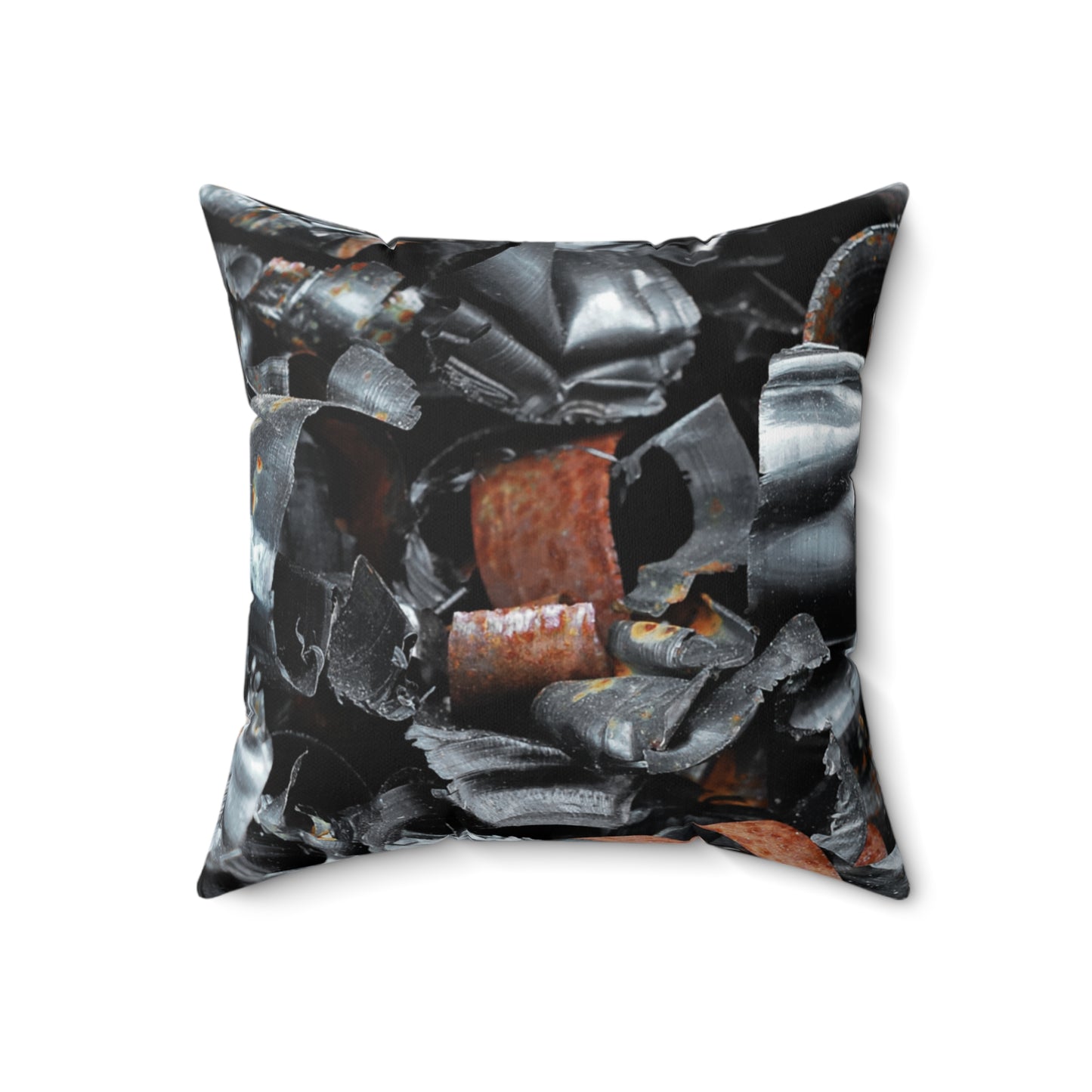 Rustic Reflections - The Alien Spun Polyester Square Pillow