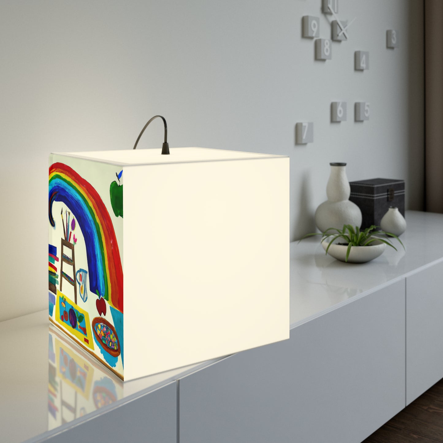 „Ein fantasievoller Regenbogen voller Möglichkeiten“ – Die Alien Light Cube Lampe