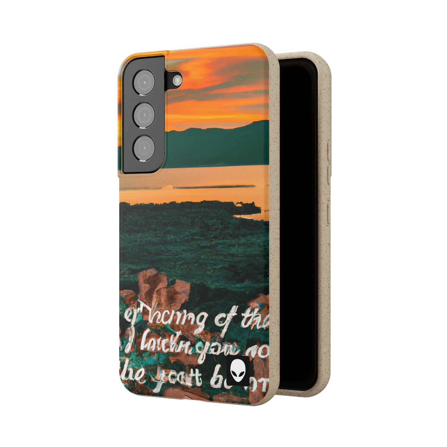 „Inspirierende Visionen: Eine visuelle Erkundung motivierender Ideen“ – The Alien Eco-Friendly Cases