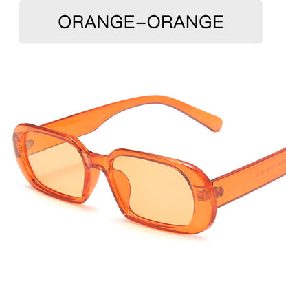 Retro Kleine Rahmen Sonnenbrille Weibliche Candy Farbe Bunte Mode Sonnenbrille