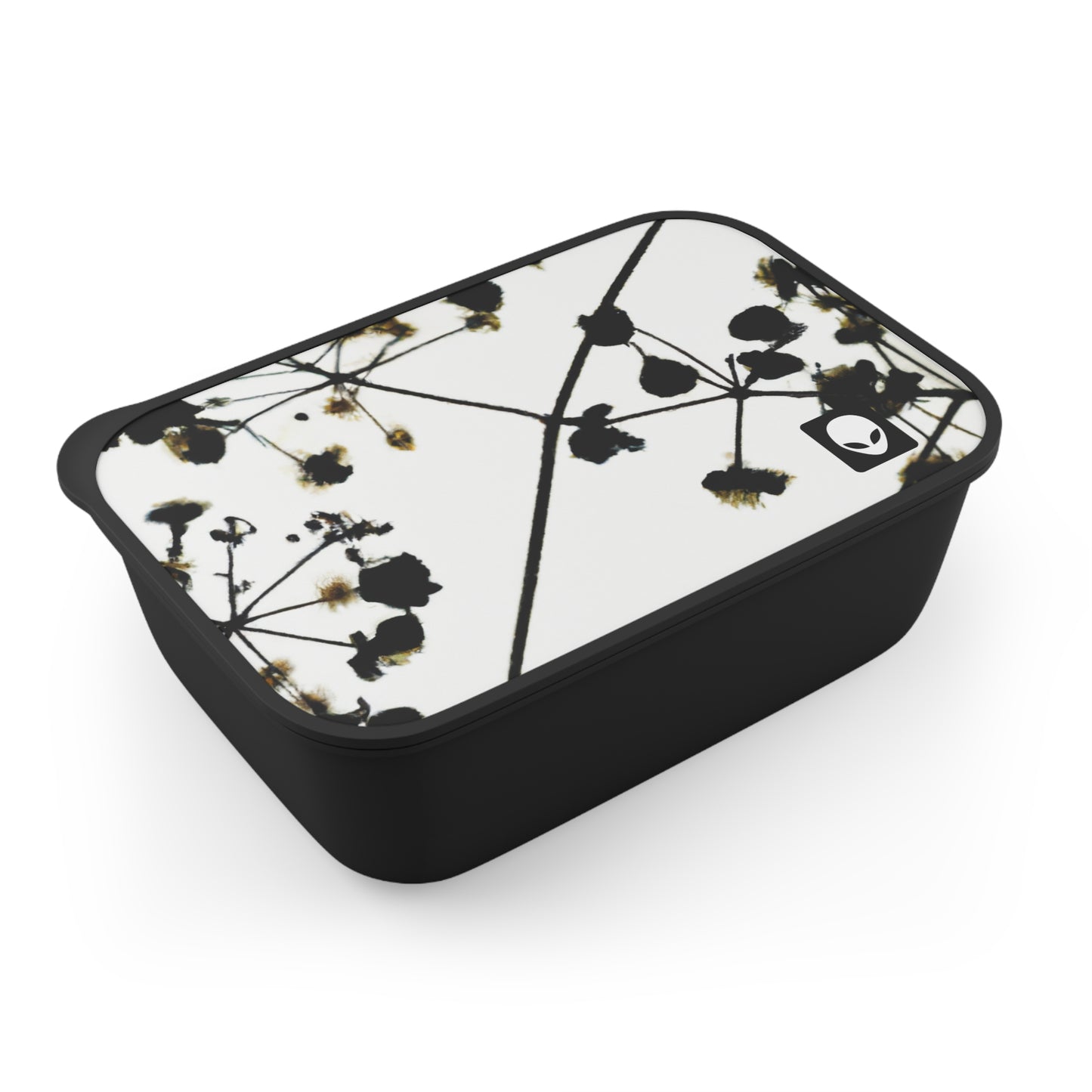 "A Light and Shadow Illumination" - The Alien Eco-friendly PLA Bento Box with Band and Utensils