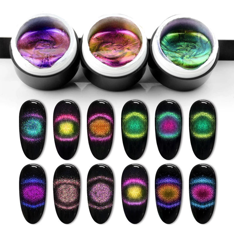 Venalisa 9D Gel barniz ojo de gato mágico camaleón Gel barniz manicura galaxia estrellada magnético Multicolor 5ml esmalte de uñas en Gel