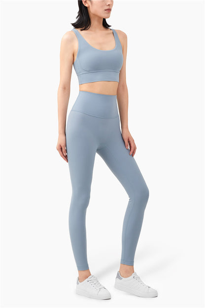 Pantalones de yoga deportivos ajustados de cintura alta