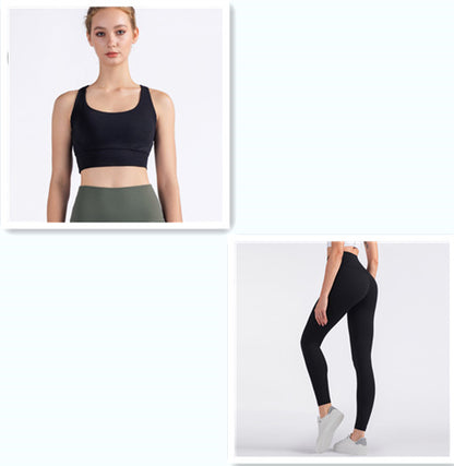 Pantalones de yoga deportivos ajustados de cintura alta