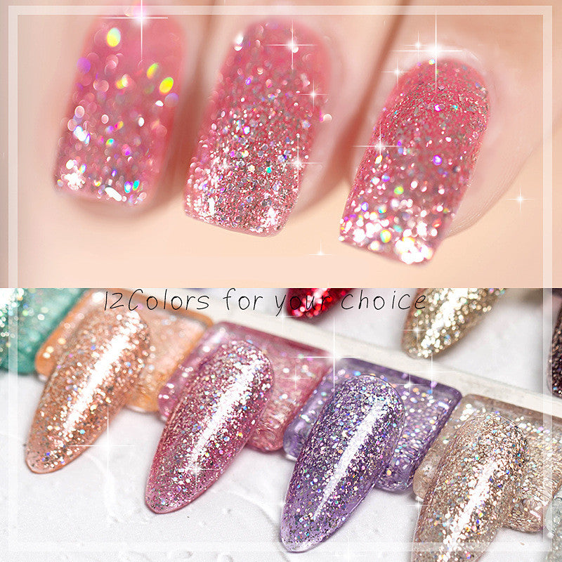 Flash Nagellack New Super Flash Micro Diamond Nail Shop Spezielle Pailletten